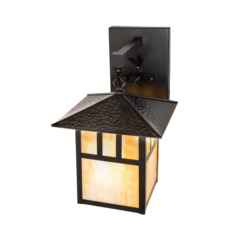 9" Wide Seneca Double Bar Mission Wall Sconce