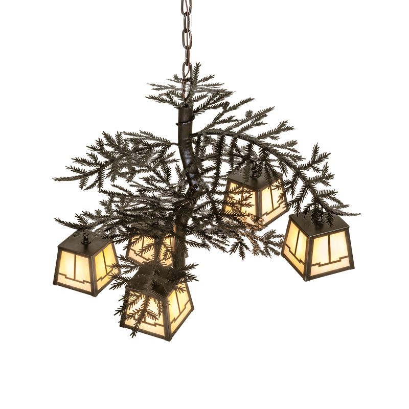 Lustre 5 lumières 36 "de large Valley View
