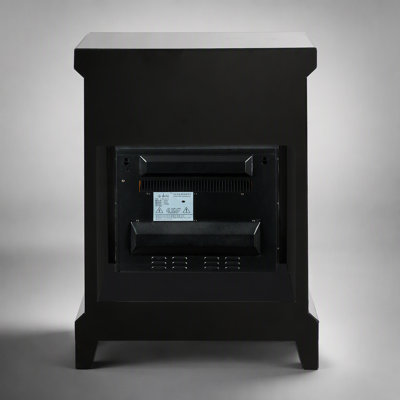 Mirrored & Faux Diamonds LED Electric Fireplace with Remote Control and Storage Drawer, Perfect for Elegant and Functional Home Decor