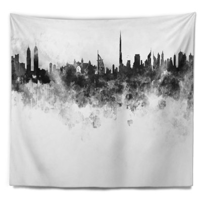 Tapisserie de dubaï skyline Cityscape