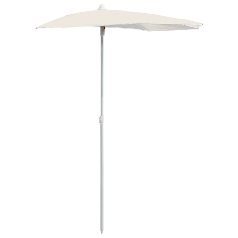 Parasol de marché VidaXL, Crème