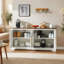 Grande armoire buffet 67 po avec rangement, armoire à vin Farmhouse-133232775