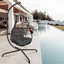 Fauteuil pivotant avec support en C