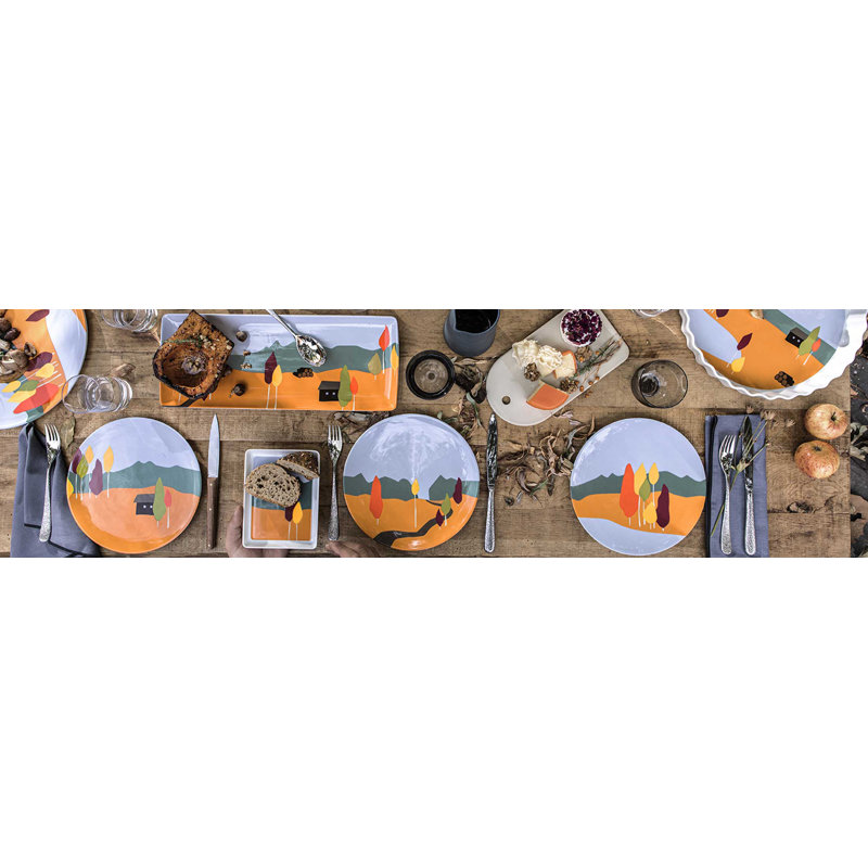 Destination Foret Porcelain China Platter