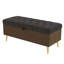 Banc de rangement avec repose-pieds Modern Modern-132398644-132398646