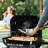 Winado 35.5'' W Portable Charcoal Grill
