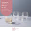 Mikasa Treviso Crystal Stemless Wine Glasses, 350ml