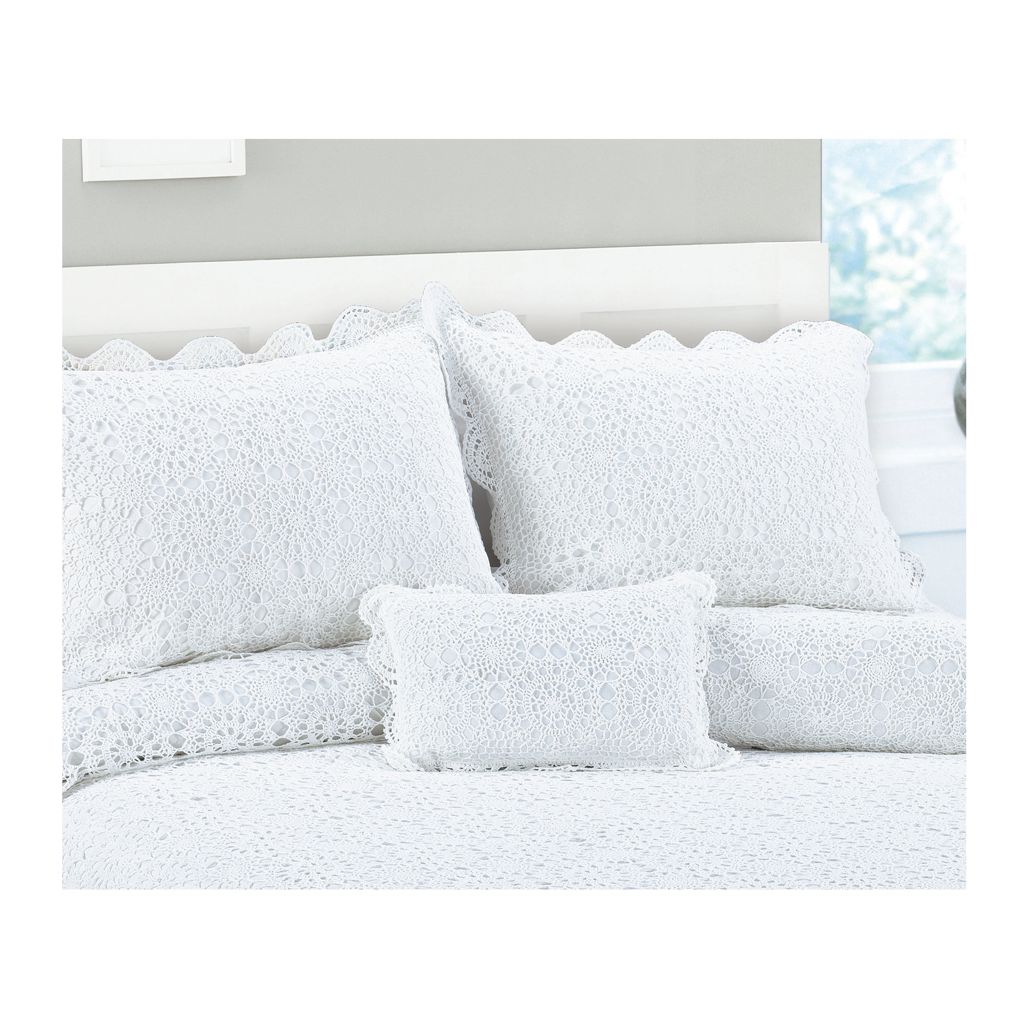 Bendigo 100% Cotton - Set of 2, White