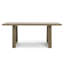 Table de salle à manger de style campagnard moderne en bois de manguier massif l 72 po Whitley-1398599123