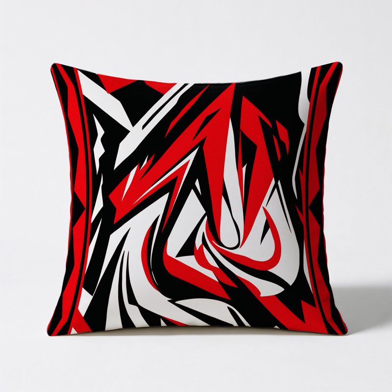 Lunar Ember Indoor And Outdoor Pillow, Square 20"