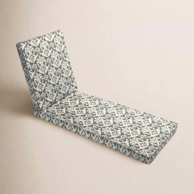 Coussin de siège / dossier à charnière, H 78 po x l 21 po x P 3 po, Gris