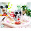 Tasse en verre à confettis Disney Mickey and Minnie Hearts & Diamonds | Peut contenir 15 onces