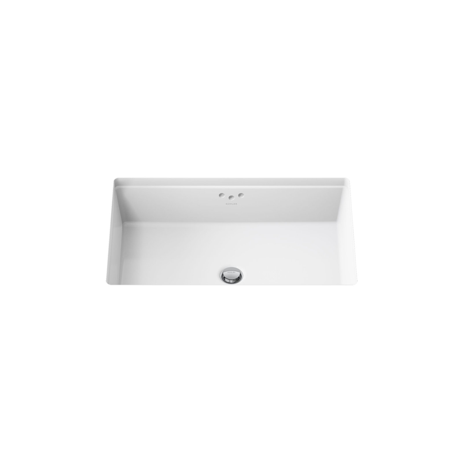 Kathryn Undermount Bathroom Sink, White