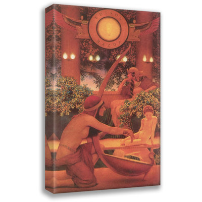 Egypt by Maxfield Parrish Gallery Wrapped Canvas