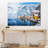 Stunning Tempered Glass Wall Art Painting, 27.6 x 39.4 inches | 100% Tempered Glass, Thickness: 0.16 inches | Elegant Home Decor for Living Room or Office, Durable & Easy to Clean, Perfect Gift Idea