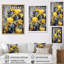 Art mural mural jaune et gris jaune Iris I-172876444-172876446