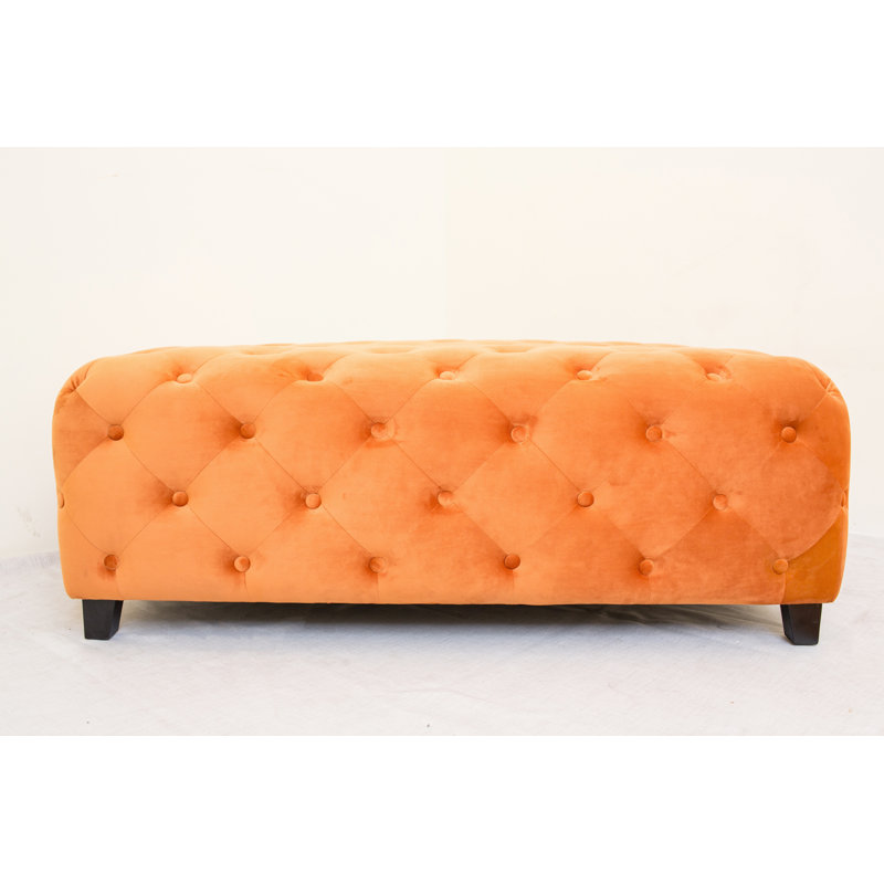 Banc rembourré Kincer, Orange