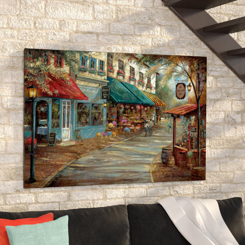 «Romantic Interlude», reproduction d'art sur toile, H 12 po x l 18 po x P 1,5 po, Toile tendue