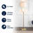 Courson 61'' Traditional Floor Lamp-145429277