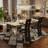 Modern Faux Leather Metal Leg Dining Chair with Cut-out Back (Set of 4)-1462453797-1465480562-1465480556