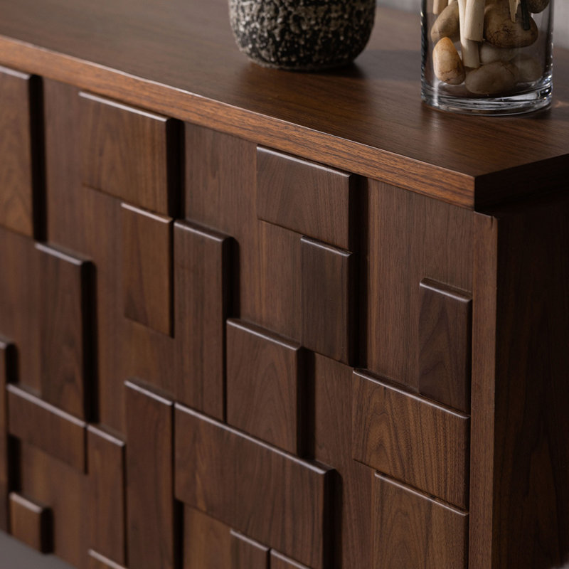 Louise 76'' W Solid Wood Sideboard