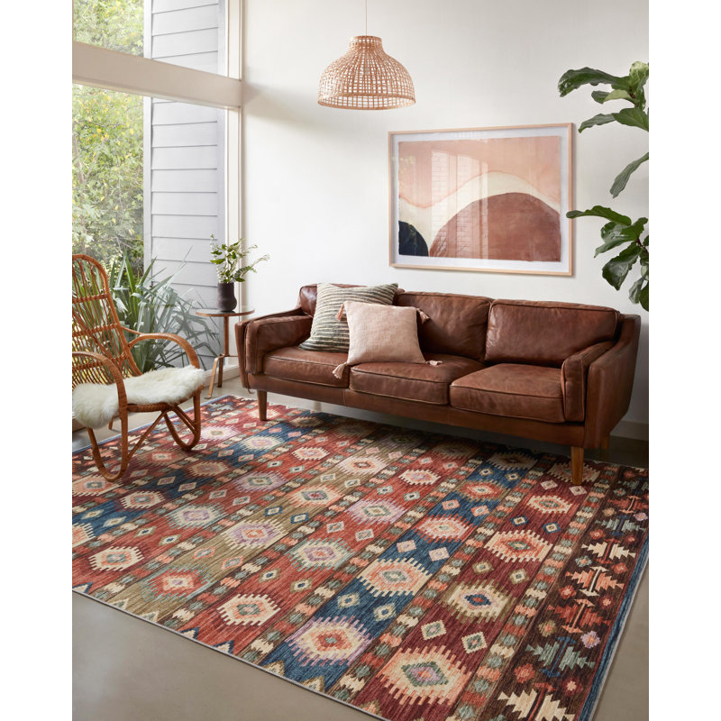 Tapis bordeaux Maynor, Rectangle 8 pi 6 po x 11 pi 6 po
