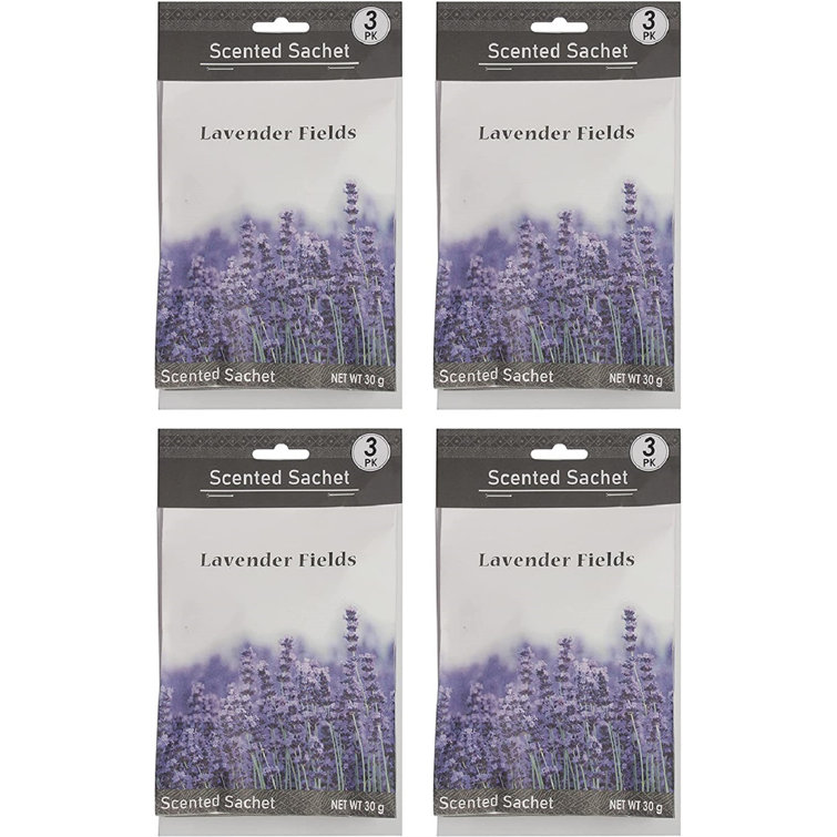 Lavender Floral Sachet - 3 Pack for Laundry or Drawer