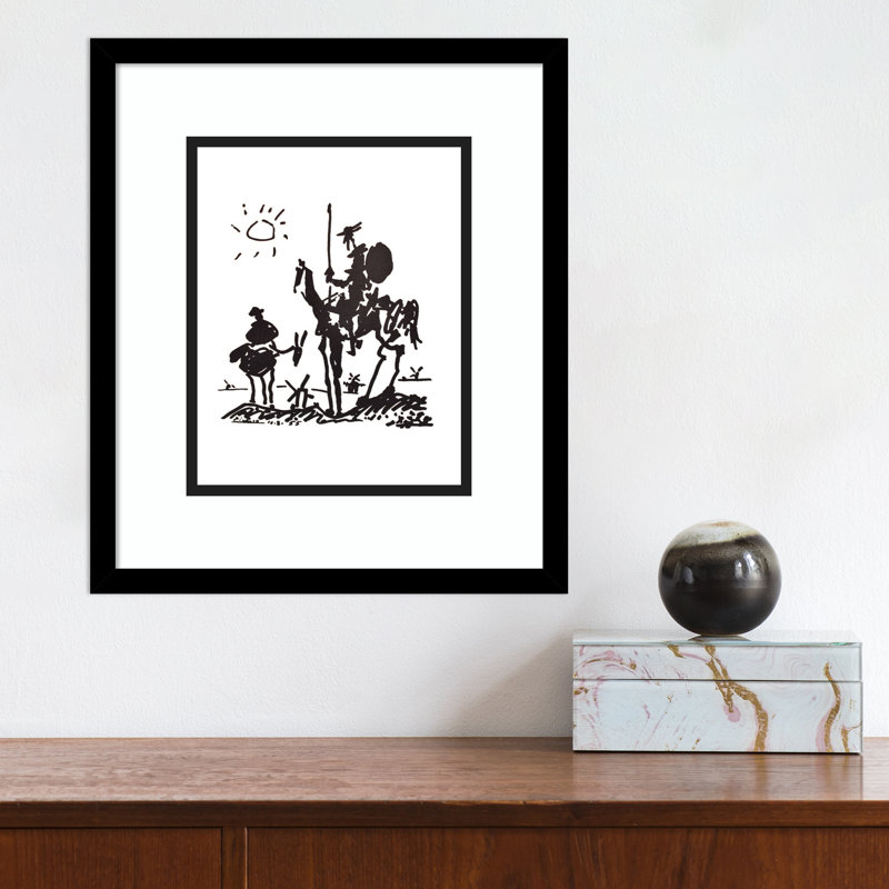 Don Quichotte par Pablo Picasso - impression encadrée