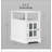 End Table with Charging Station, Narrow Side Table with USB Ports and Outlets, Small Table with Hidden Storage and Open Shelf for Living Room,