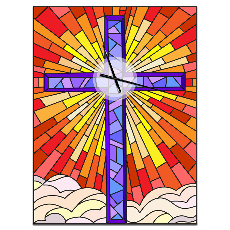 Horloge murale rustique, H 32 po x l 24 po x P 1 po