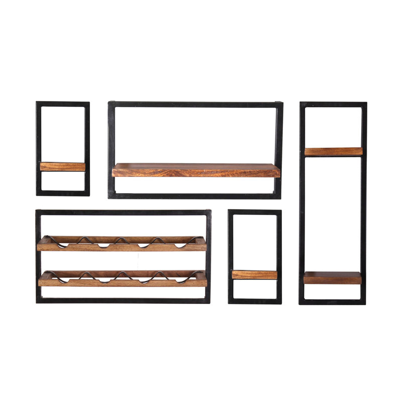 Lehoux 5 Piece Wall Shelf Set