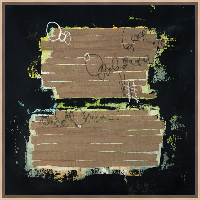 Coded Secrets 1 Framed Print Canvas