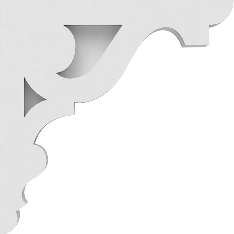 Corbeau en PVC de qualité architecturale Robin, H 10 po x l 10 po x P 1,875 po