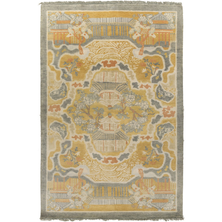 Becket Wool Floral Indoor Rug