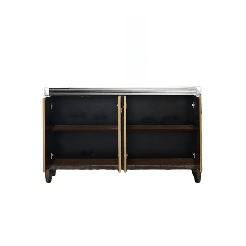Armoire d'appoint en bois massif Simple Home