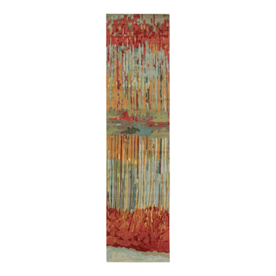 Handmade Silk and Wool Area Rug