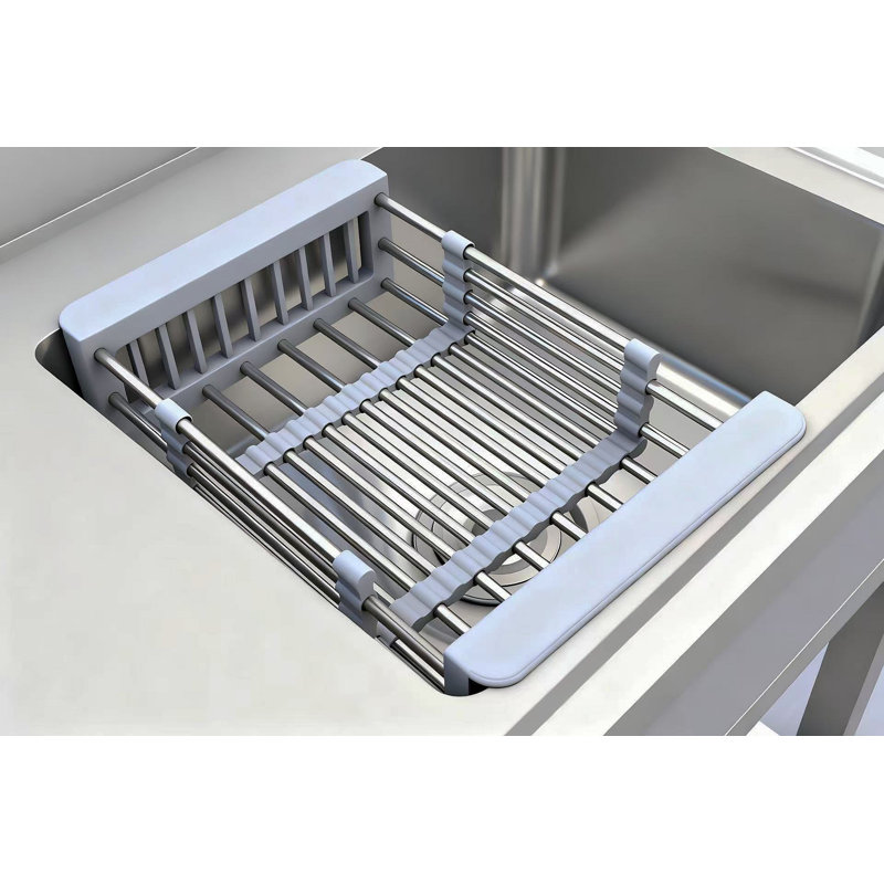 Stainless Steel Utility Sink, Freestanding Sink 2, Silver
