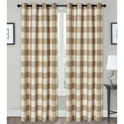 Estiven Cotton Blend Curtains / Drapes Pair