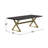 Mak 6 - Person Double Pedestal Dining Set