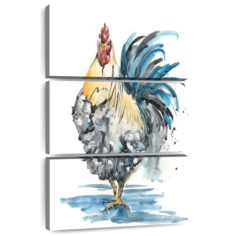 Brampt Rooster Splash II, 57" H x 36" W