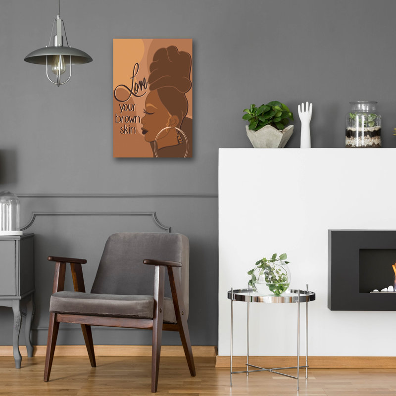 Art mural en verre épique «Brown Wrap» par Marlee Ash Calligraphy & Design, 16 po x 24 po, H 24 po x l 16 po