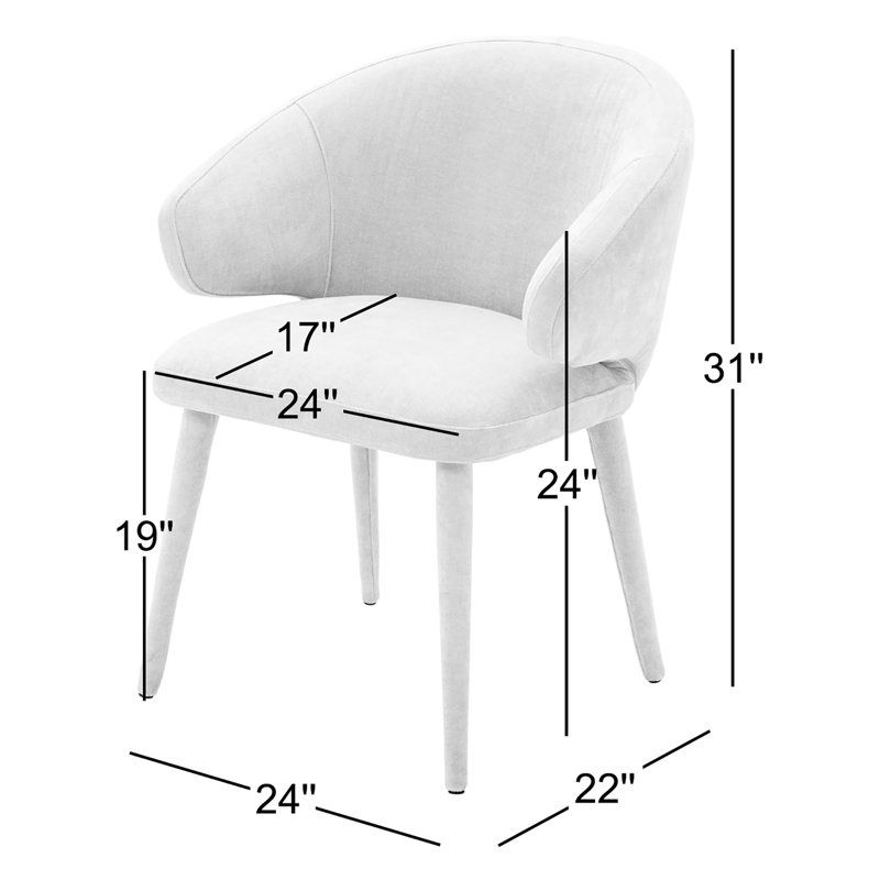 Cardinale Upholstered Arm Chair, Sand