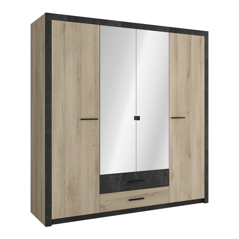 4 Door Manufactured Wood Wardrobe