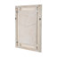 Miroir ajusté en bois de manguier / MDF / canne
