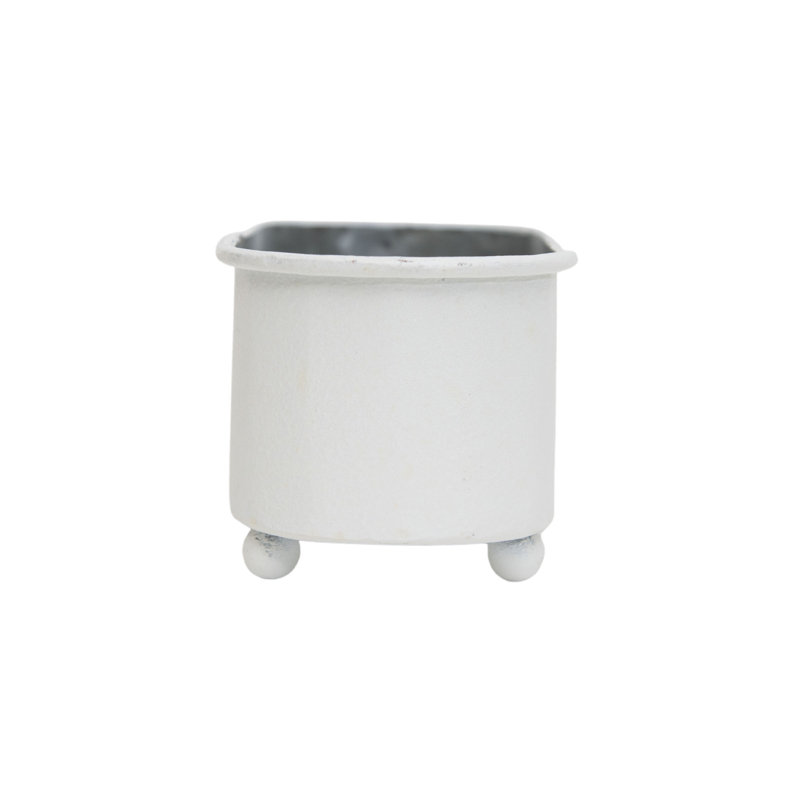 Mini pot à fleurs en métal