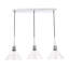 Manoel 3 - Light Kitchen Island Linear Pendant with Glass Accents-2029809200