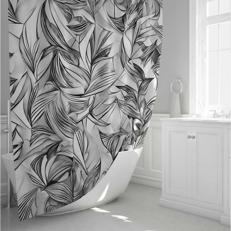Rideau de douche Anyuta, H 72 po x l 70 po