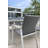 Tincher Light Gray 9-Piece Aluminum Outdoor Dining Set with Sling Set in Midnight Gray