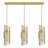 Nygaard 3-Light Linear Chandelier in Brass-1800915654
