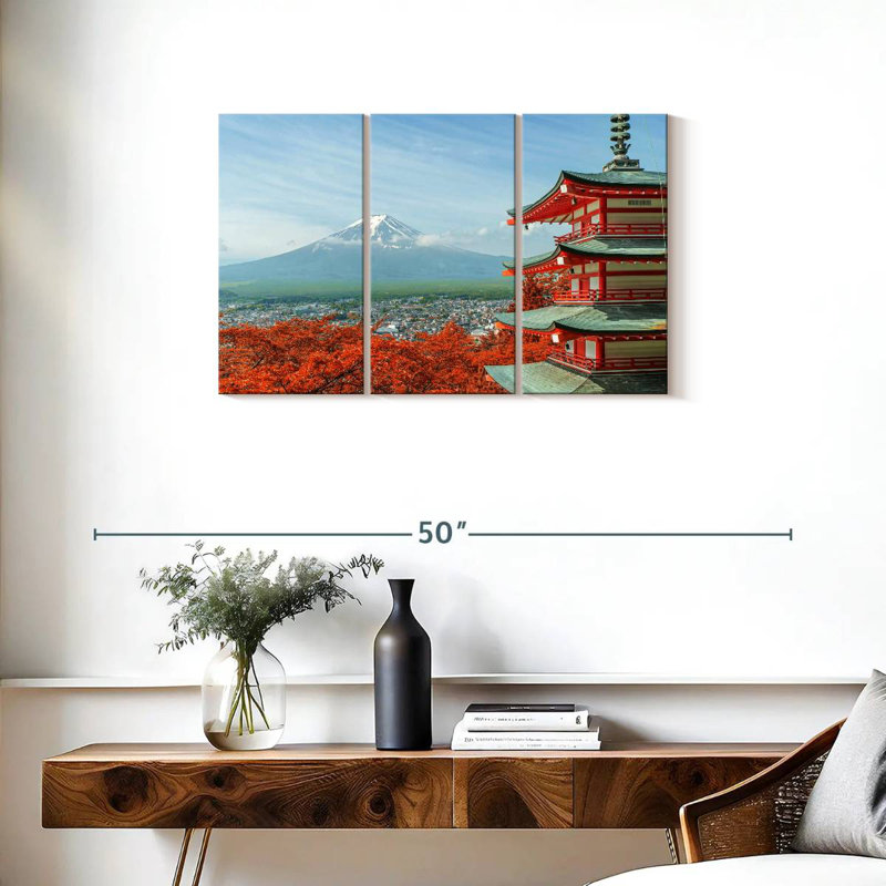 Rorry Mount Fuji Fall Colors, 20" H x 33" W